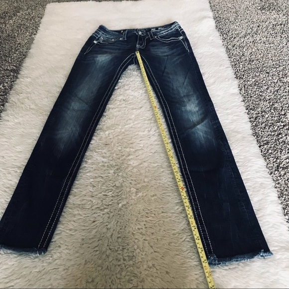 Miss Me Signature Cuffed Skinny Stretchy Women’s Jeans size 27 - Picture 12 of 12